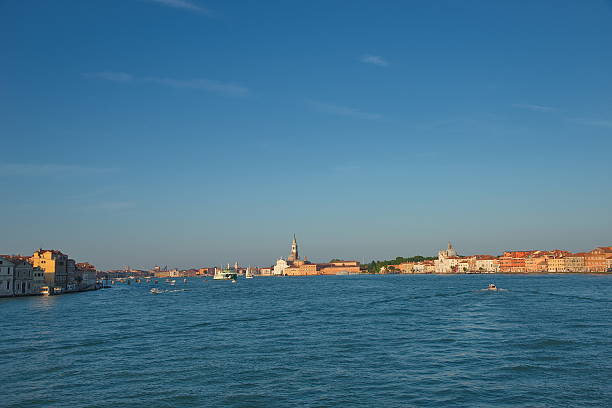istock Early evening with sunset at amazing Venice, Italy, summer time 584575262