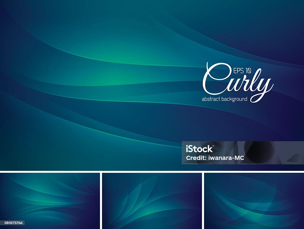 Curly String Background Curly Abstract Background Stock Illustration - Download Image Now ...
