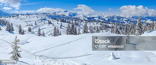 Winterlandschaft Stockfoto und mehr Bilder von Savoie - Savoie, Schnee, Winter