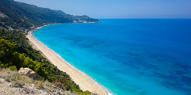istock Panorama of Lefkada 584585742