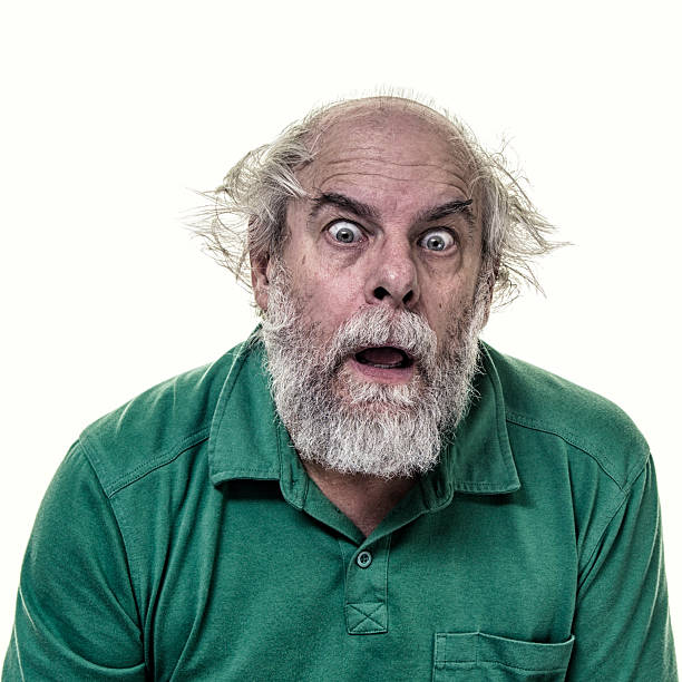 istock Stressed Out Balding Senior Adult Man Staring At Camera 584591708