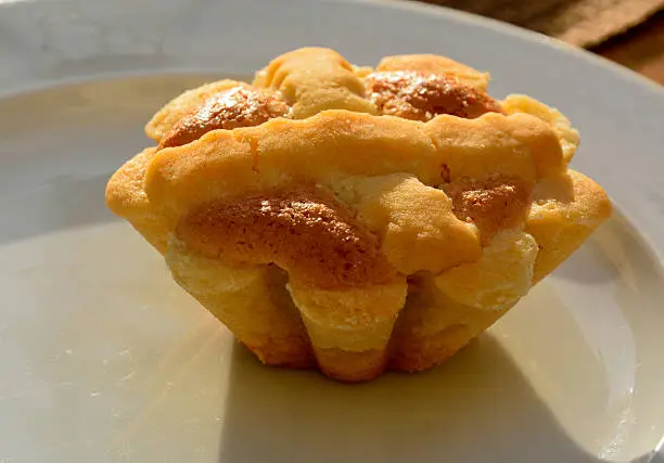 Leipziger Lerche (lark) – a marzipan-filled shortcrust pastry.