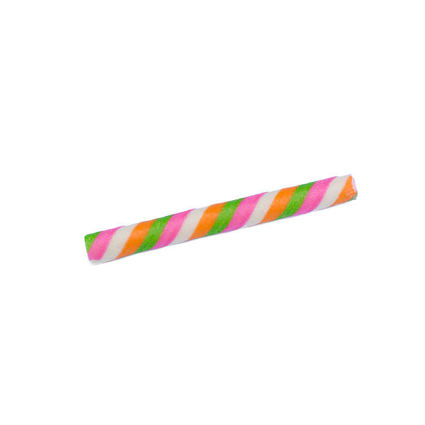 istock Colorful waffle stick isolated on white background 584597408