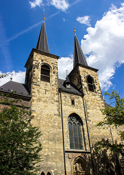 istock Low angle view of St. Peter's church under cloudy sky 584599042