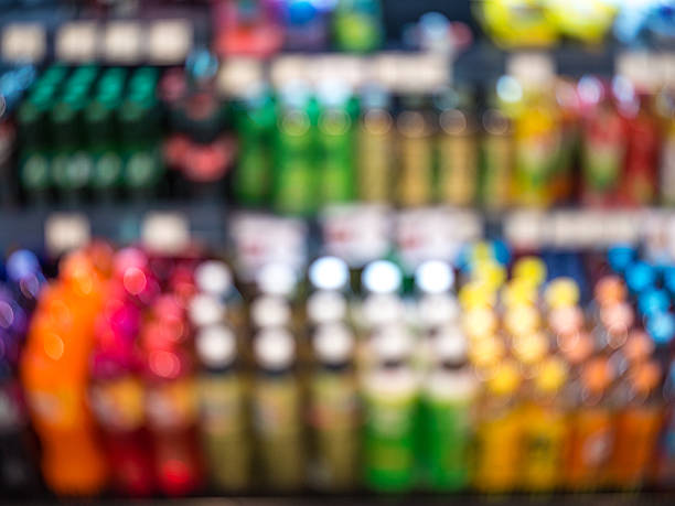 istock Abstract blurred beverage product and sparkling water 584599544