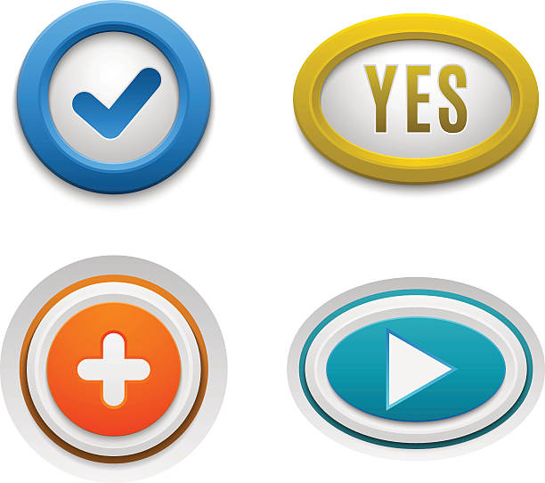 Ok Button Samples 100+ Ok And Cancel With Glossy Button Stock Illustrations, Royalty-Free ...