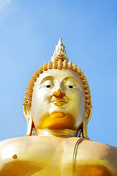 istock Head of giant buddha 584604830
