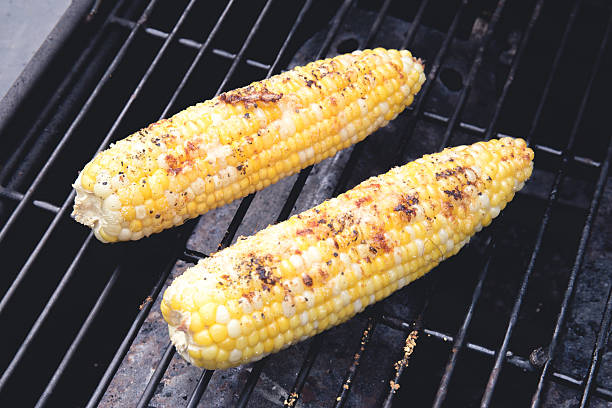 istock CloseUp of Sweet Corn on Grill 584607266