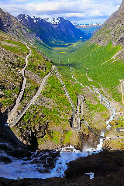 istock Trollstigen - Trolls Ladder dramatic mountain Road landscape, Norway, Scandinavia 584609588