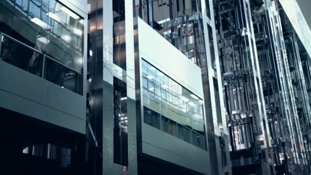 LA Lifts in a futuristic building