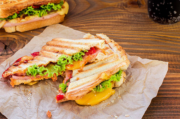 istock Sandwiches With Ham and Cheese 584748916