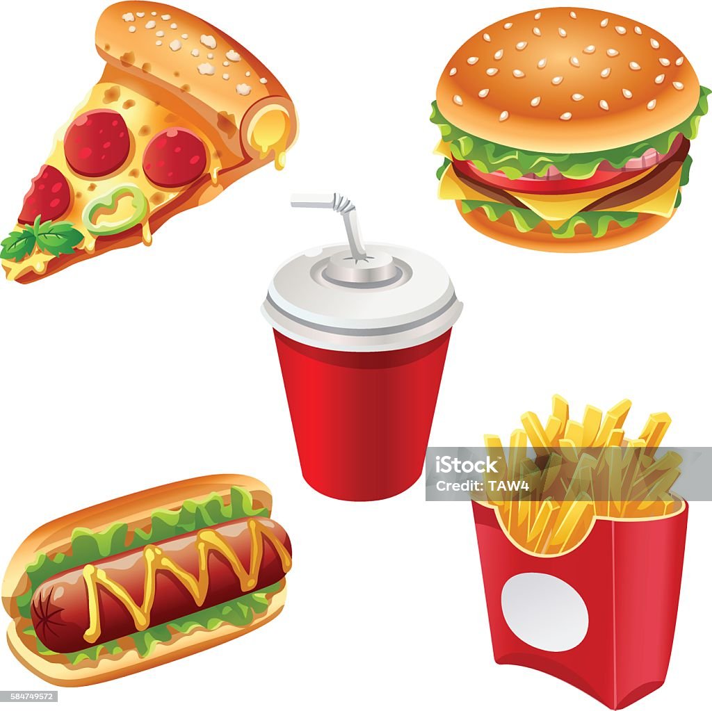 Ilustración de Colección De Comida Chatarra y más Vectores Libres de Derechos de Agua - Agua, Alimento, Blanco - Color - iStock Ilustración de Colección De Comida Chatarra y más Vectores Libres de Derechos de Agua - Agua, Alimento, Blanco - Color - iStock