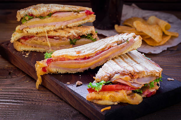 istock Sandwiches With Ham and Cheese 584750076