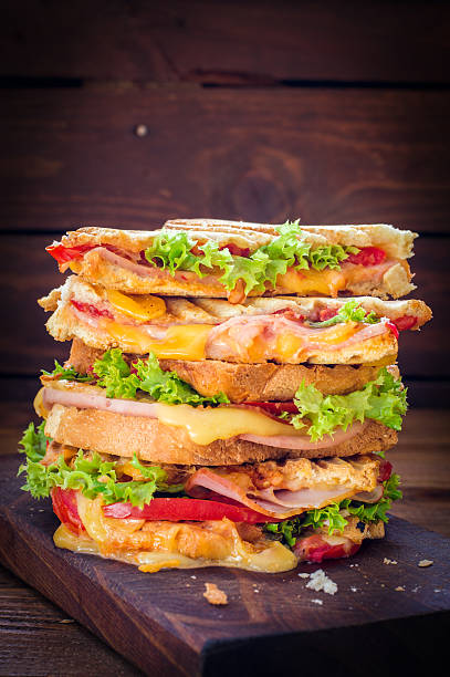 istock Sandwiches With Ham and Cheese 584750158