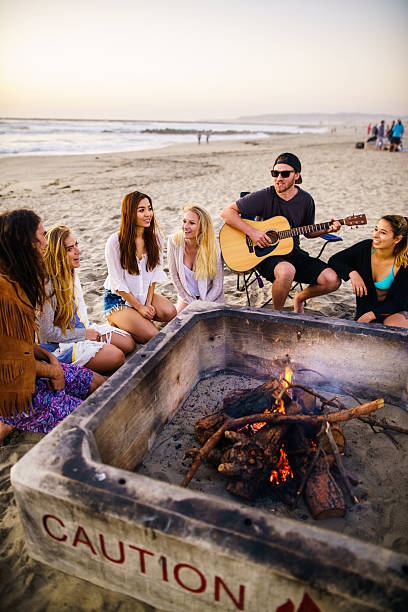 istock Friends having fun at San Diego beach 584751060