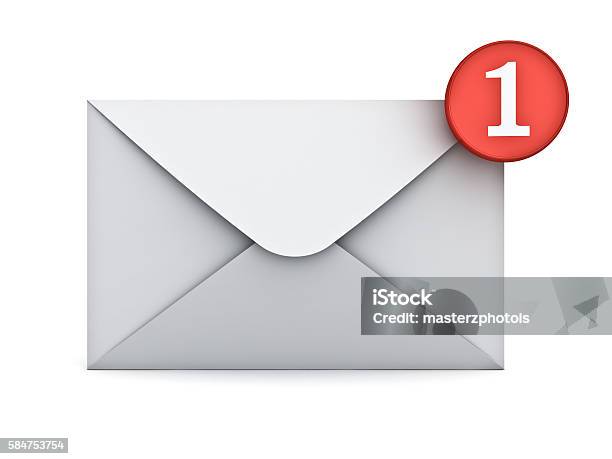 Email Notification Stock Photo - Download Image Now - 'at' Symbol, Alphabet, Business Finance and Industry