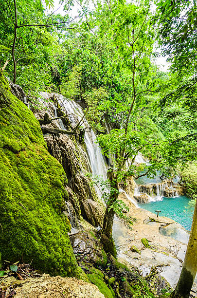 istock turquoise pool at kuang si waterfall 584754896