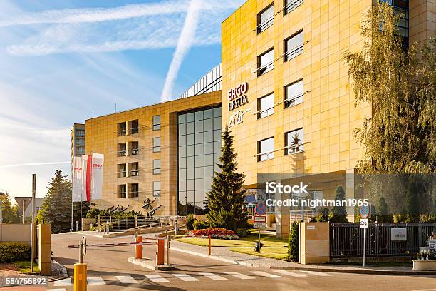 Insurance Agency In Sopot Stock Photo - Download Image Now - Architecture, Building Exterior, Business