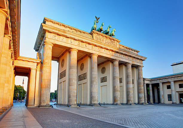 istock Brandenburg gate of Berlin, Germany 584761490