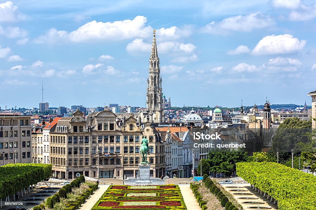 Skyline von Brüssel - Lizenzfrei Region Brüssel-Hauptstadt Stock-Foto