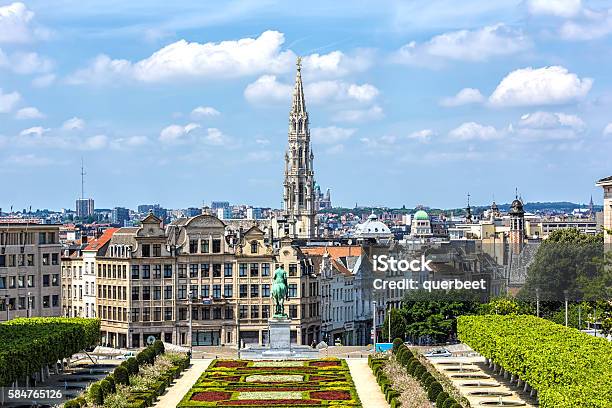 Skyline Von Brüssel Stockfoto und mehr Bilder von Region Brüssel-Hauptstadt - Region Brüssel-Hauptstadt, Stadtsilhouette, Belgien