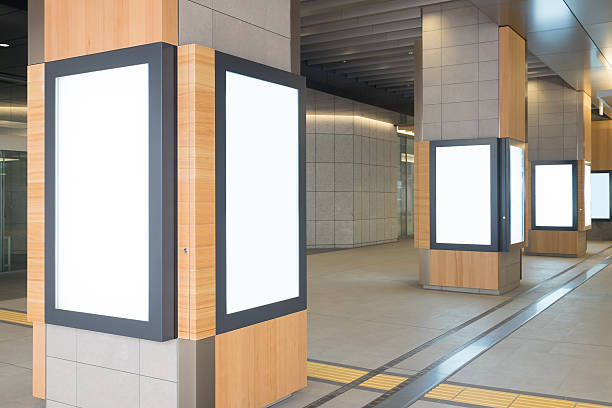 istock Blank Billboard in the airport 584766874