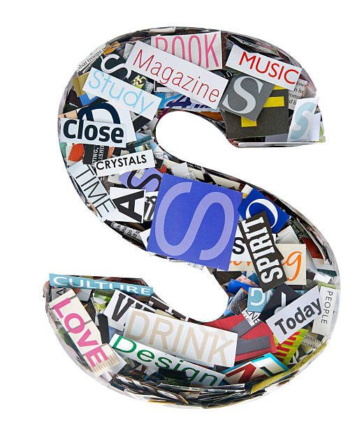 istock the letter S made random cut out words 584767204
