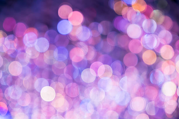 istock Purple and pink color bokeh light,Blurred abstract background 584767772