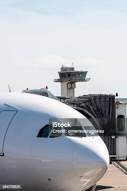 Passenger Aircraft In Orly Paris International Airport Stock Photo - Download Image Now