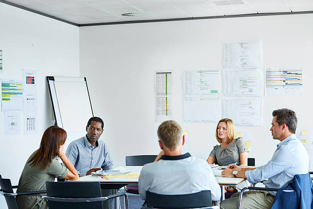 istock Business is done on the boardroom 584772332