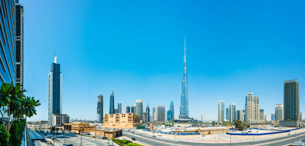 istock Modern skyscrapers in Downtown Dubai, Dubai, United Arab Emirate 584773456