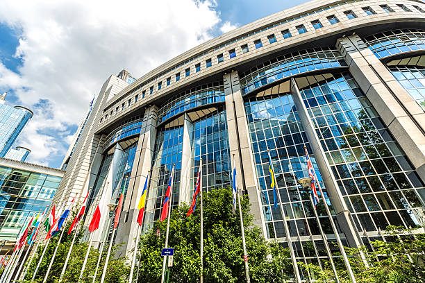 istock European Parliament in Brussels 584774054