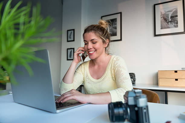istock Busy young woman 584775140