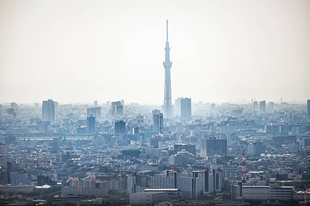 istock Tokyo aerial view 584776212