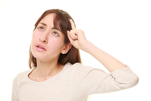 istock young woman has lost her memory 584779640