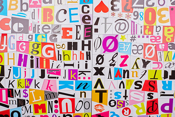 istock letters from magazine clippings 584785088