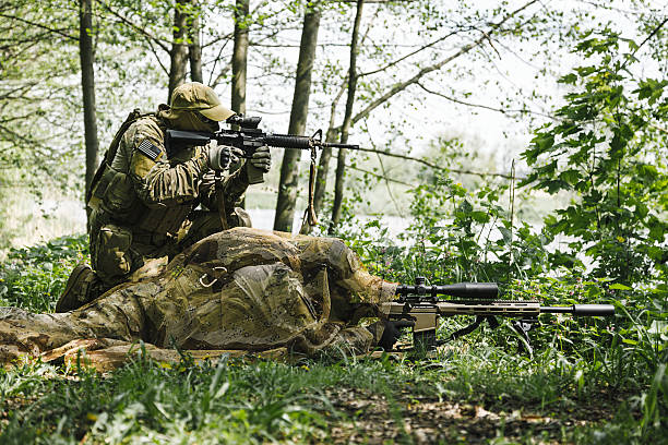 istock Sniper and spotter of Green Berets 584786826
