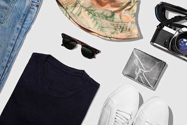 istock collection collage of man clothing with clipping path (top view) 584788536