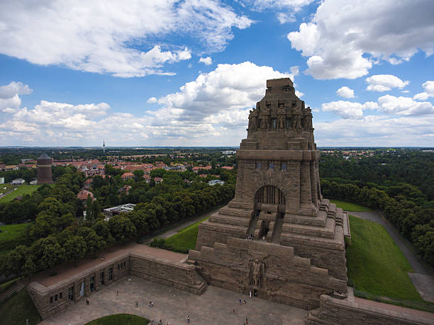istock Battle of nations monument in Leipzig, Germany 584789782