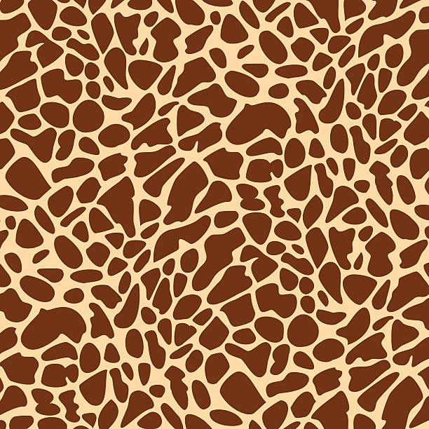 ilustrações de stock, clip art, desenhos animados e ícones de giraffe skin pattern - giraffe print