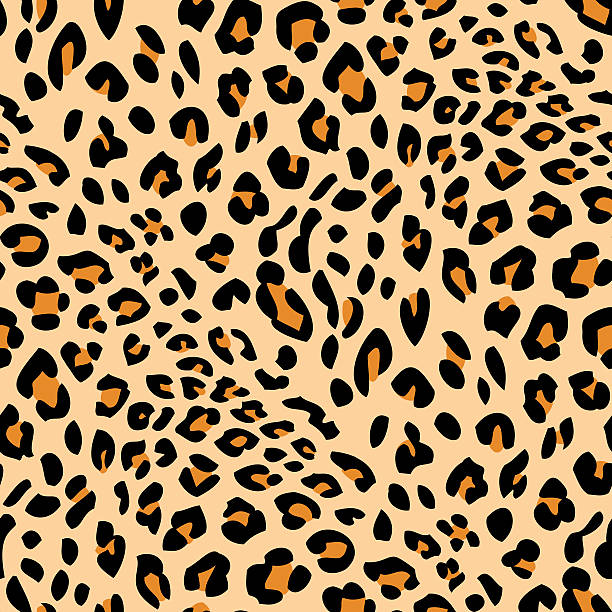 nahtlose leopard haut muster - leather textured backgrounds seamless stock-grafiken, -clipart, -cartoons und -symbole