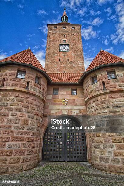 White Tower In Nuremberg Allemagne Stock Photo - Download Image Now - Ancient, Architecture, Built Structure