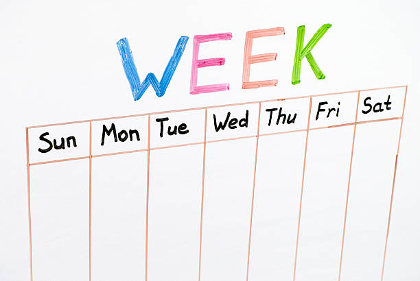 istock Seven days of the week 584850460