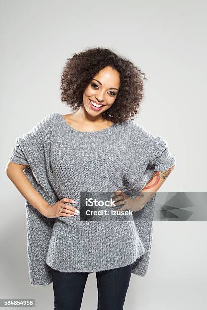 Portrait Of Successful Afro American Young Woman Stock Photo - Download Image Now - Adult, Adults Only, African Ethnicity