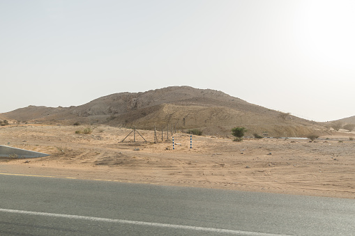 Sideway Desert. Going Outbound to The Great Desert of Dubai
