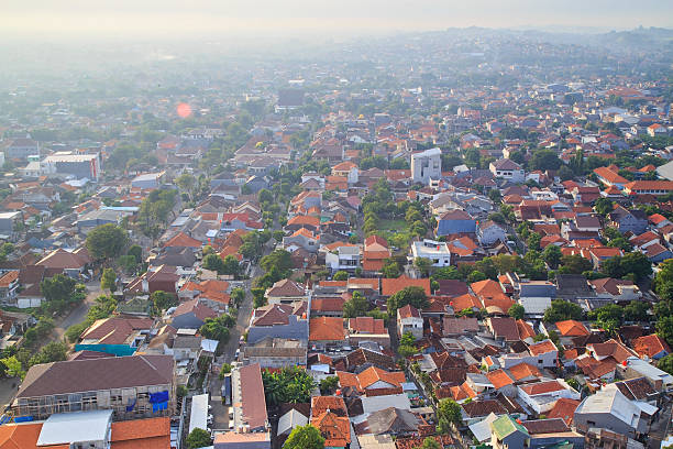 istock Semarang City at morning 584857542