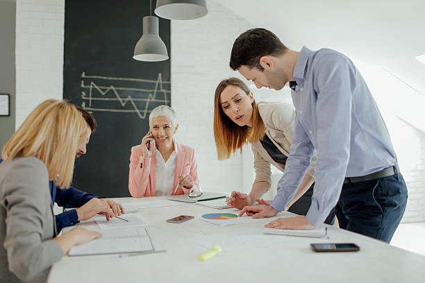 istock Businesspeople Having Meeting In Their Office. 584858134