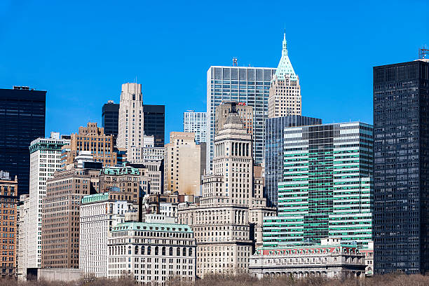 istock Office Buildings, Lower Manhattan, New York City 584859146