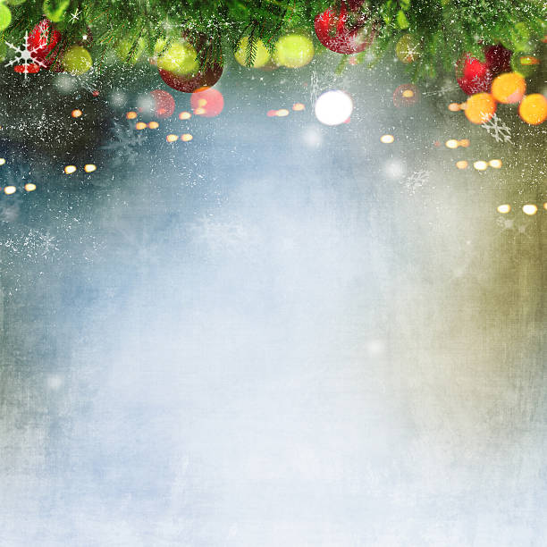 istock Christmas decoration on old background 584861410