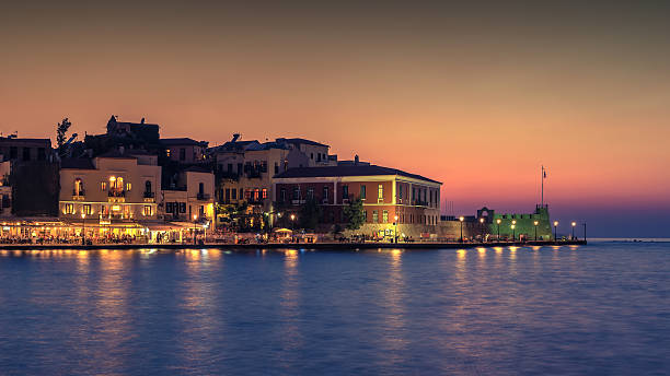 istock Chania, Crete, Greece: Venetian harbor 584861464